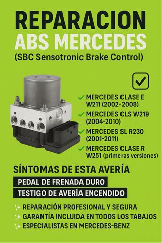 Reparación ABS Mercedes (SBC)