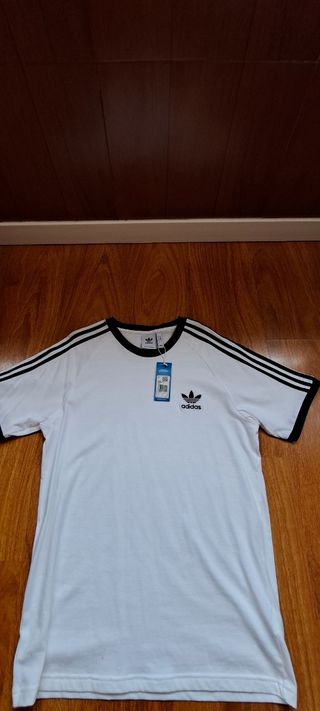 Camiseta Adidas Blanca Manga Corta