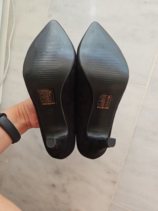 Zapatos de tacón Tulipano negros talla 38