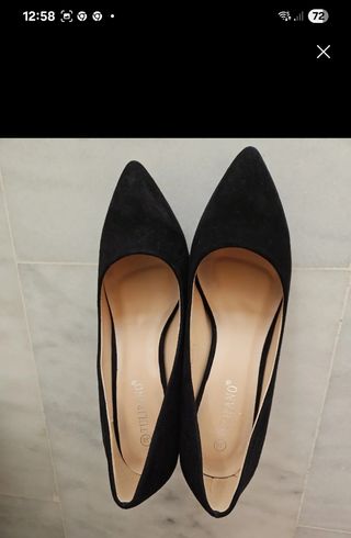 Zapatos de tacón Tulipano negros talla 38