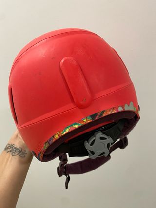 Casco de esquí infantil fucsia