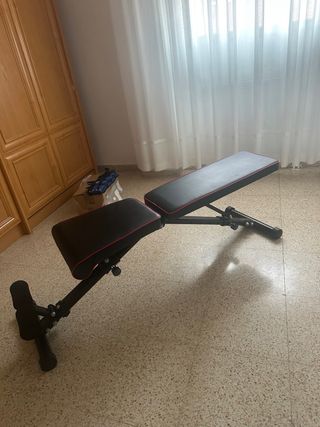 Banco de pesas ajustable