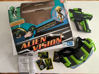 Alien Vision Gafas y Pistola
