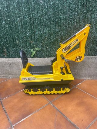 Escavatore giallo per bambini