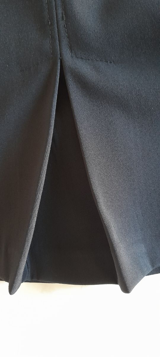 Minigonna in cotone nera