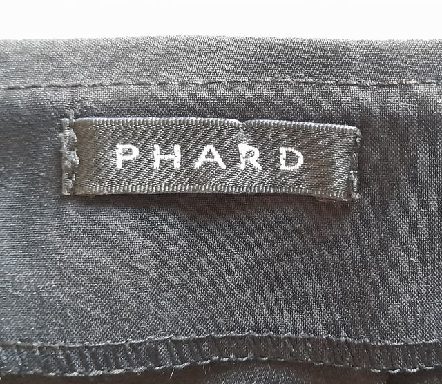 Minigonna in cotone nera