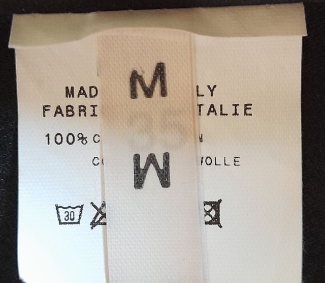 Minigonna in cotone nera