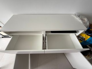 Mueble aparador cajonera blanco