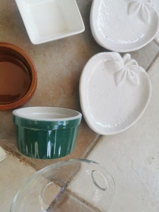 Set Ciotoline Ceramica Vetro Terracotta
