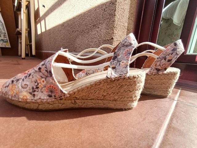 Cuñas esparto florales t. 38