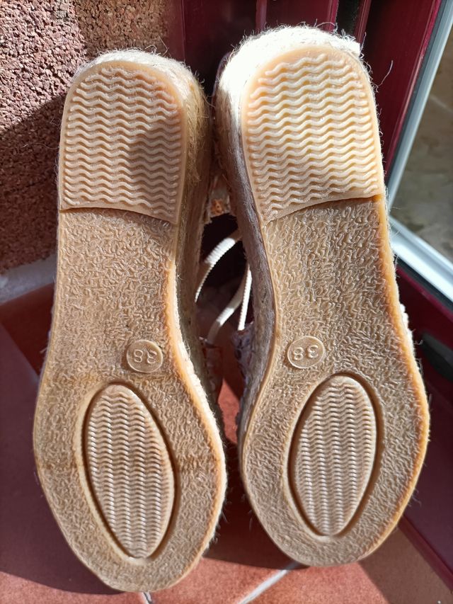 Cuñas esparto florales t. 38