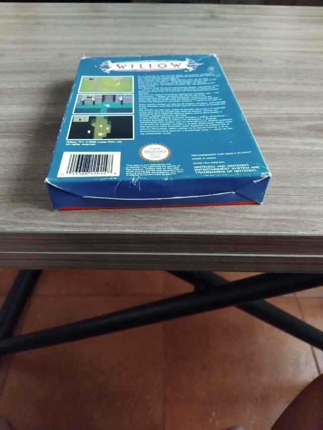 Juego Willow Nintendo NES Capcom