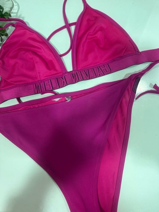 Bikini Calvin Klein Rosa Talla L