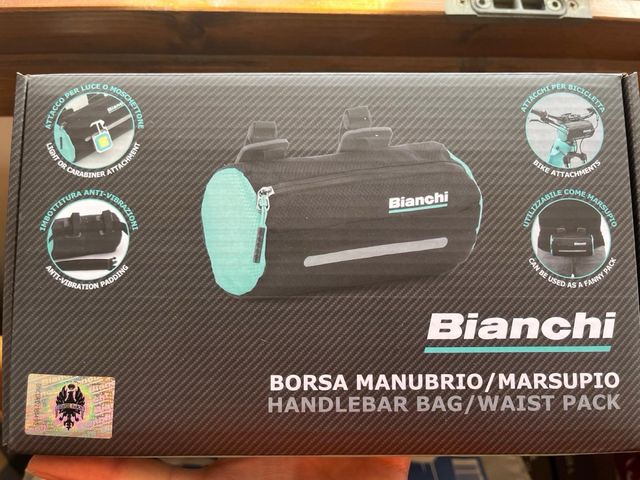 Borsa manubrio/marsupio Bianchi