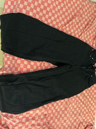 Pantaloni Zara wide leg neri