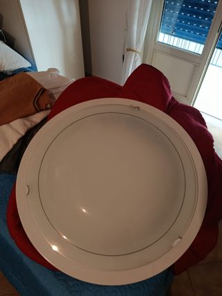 2 plafoniere soggiorno vetro