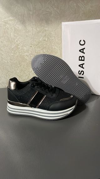 Scarpe Isabac Glitter Nere Tg 36