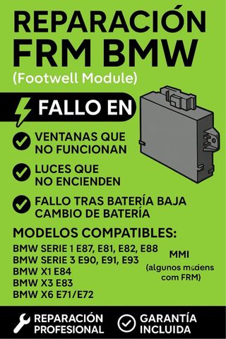 REPARACIÓN FRM BMW