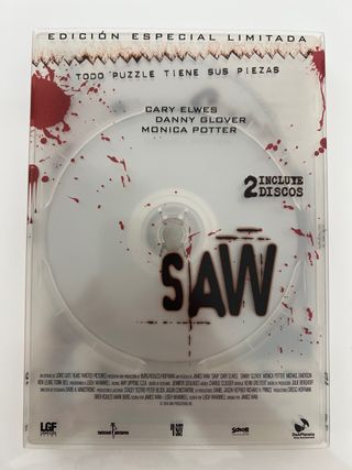 Saw Edición Especial Limitada (soporte DVD roto)