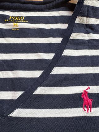 Camiseta Polo Ralph Lauren Rayas Azul Talla M