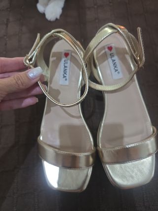 Sandalias ULANKA Talla 37 Doradas
