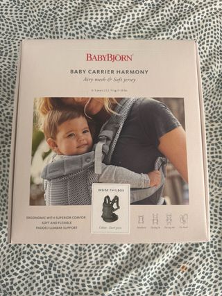 Mochila porteo bebe Babybjörn Harmony Mesh NUEVA