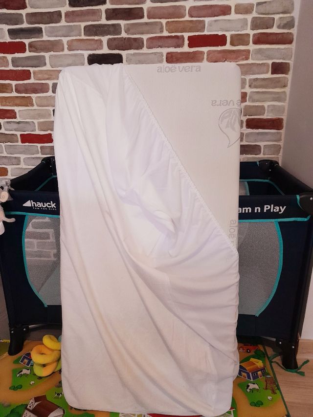 Colchón cuna 125Lx65A×11Al⚠️Opción con cuna parque