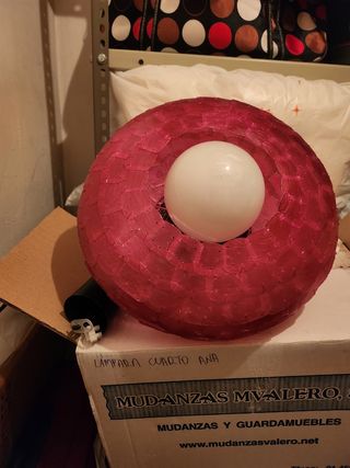 Lámpara de techo rosa de Sklum