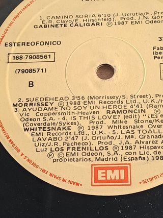 Vinilo Turbo Disco EMI