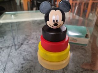 Torre apilable Mickey Mouse madera