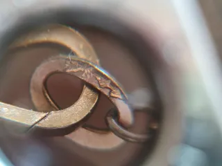 Leontina, cadena antigua de reloj de bolsillo