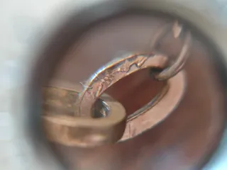 Leontina, cadena antigua de reloj de bolsillo