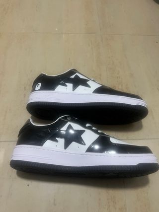Zapatillas BAPE Bapesta Blancas y Negras