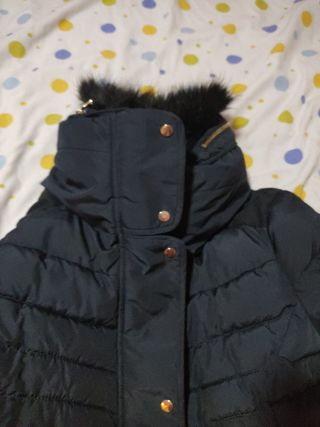 Chaqueta acolchada azul marino talla L