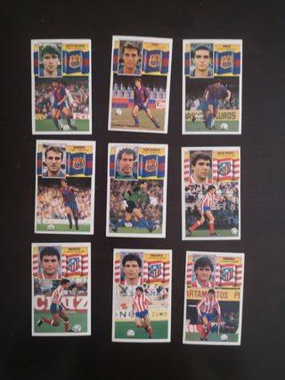 Cromos Liga Esta temporada 90-91