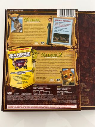 Colección Shrek DVD Español