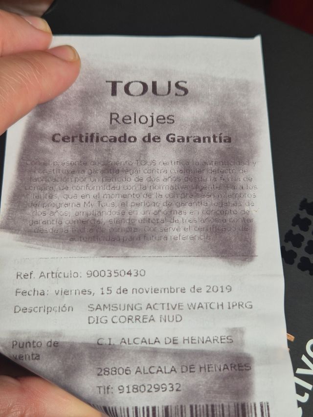 Reloj Samsung tous Galaxy Watch Active Oro Beige