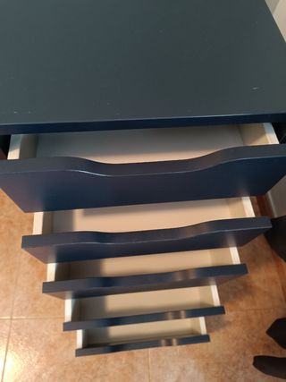 Cajonera Alex Azul Ikea