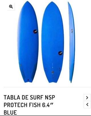 Tabla NSP Protech Epoxy Fish 6'4 Azul