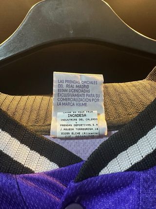 Camiseta Kelme Real Madrid Morada