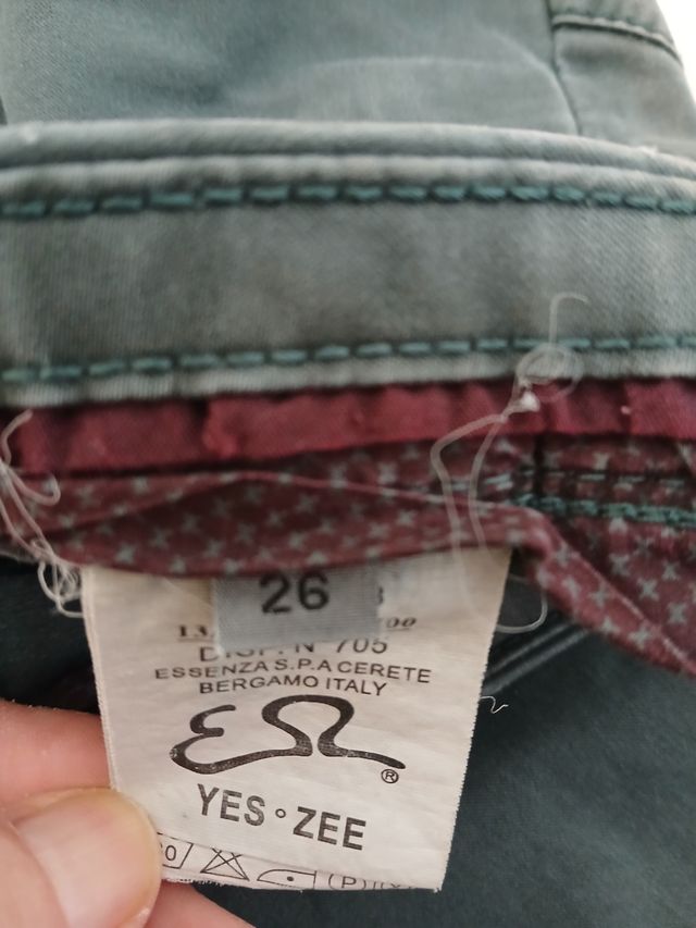 Pantaloni donna Yes Zee verde oliva