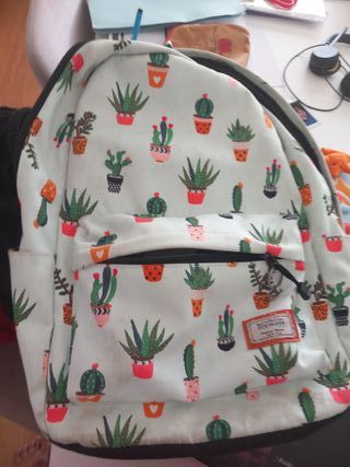 Mochila escolar Joymoze cactus