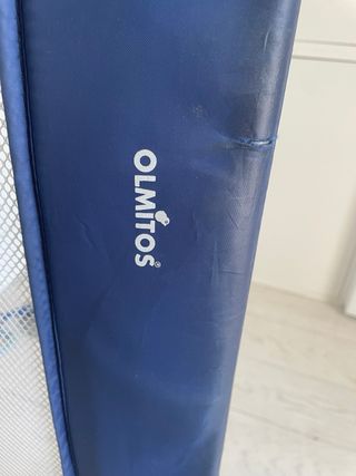 Barrera de cama infantil azul