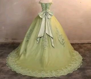 Vestido de Quinceañera Verde