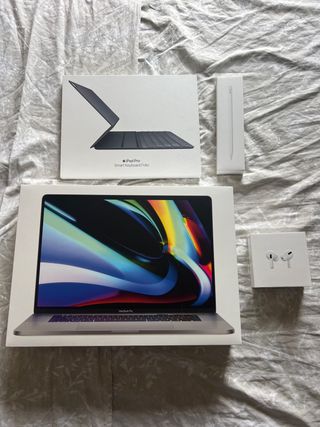 Cajas Apple: Macbook, Pencil, AirPods Pro