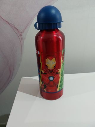 Borraccia hulk, capitan, aironman flash, avengers.