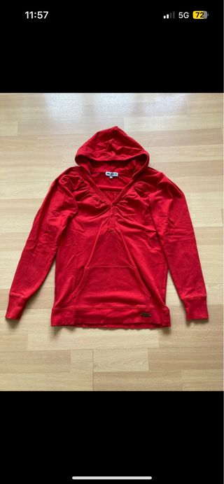 Sudadera Pi 3.14 Roja Talla S