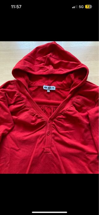 Sudadera Pi 3.14 Roja Talla S