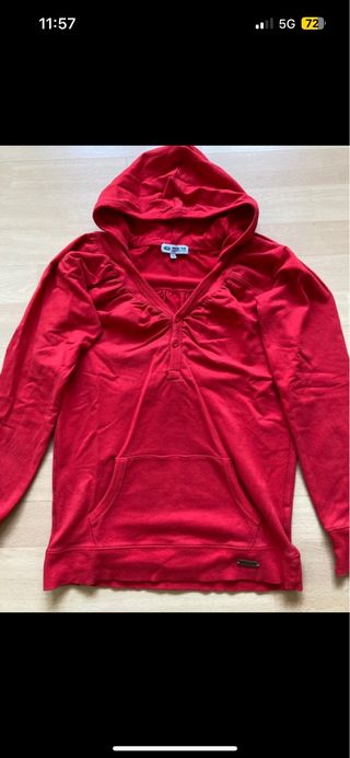 Sudadera Pi 3.14 Roja Talla S