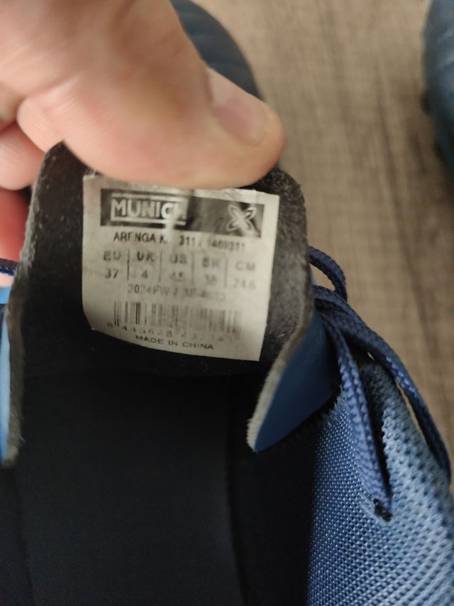 Botas de fútbol Munich niño talla 37